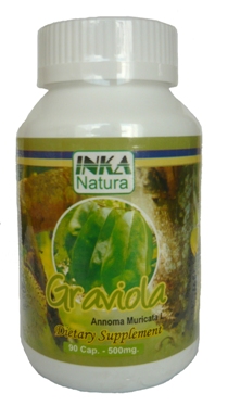 Hojas de Graviola Orgánica en capsulas (90 x 500 mg)